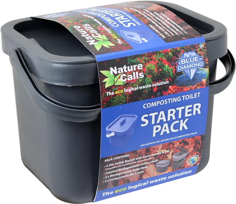 Blue Diamond Composting Toilet Starter Pack Set